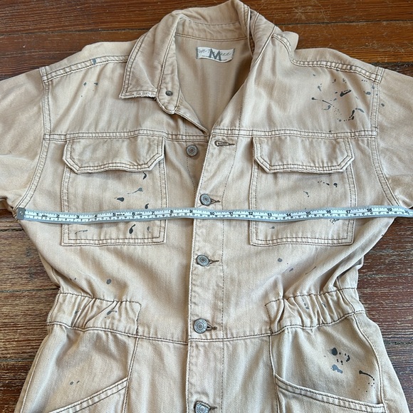 Free People Marci Denim Jumosuit/Coverall - Picture 8 of 8